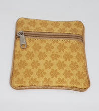 Load image into Gallery viewer, Yellow Brocade Coin Purse