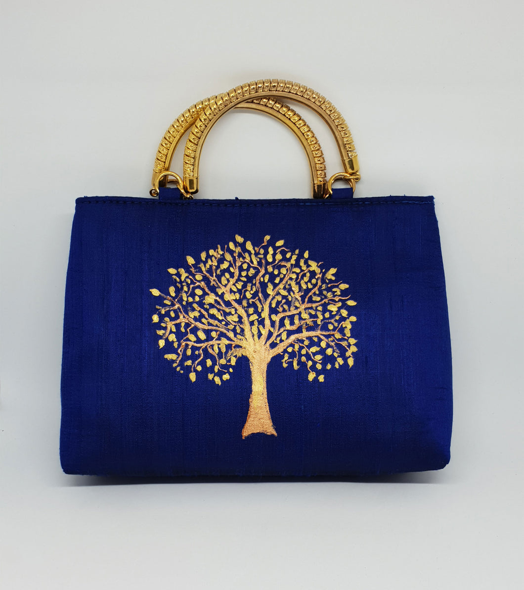 Hand Painted Tree Bag
