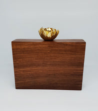 Load image into Gallery viewer, Wooden Sequin Box Clutch