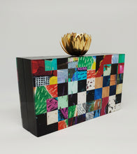 Load image into Gallery viewer, Multicolored Acrylic Box clutch