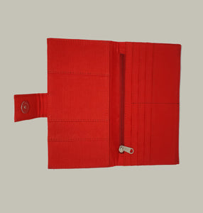 Red Kalamkari Wallet