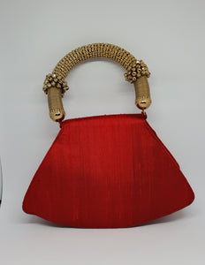 Red Ghungroo handle Tanjore