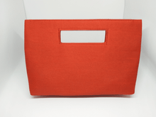Load image into Gallery viewer, Orange Painted Inside Handle Bag