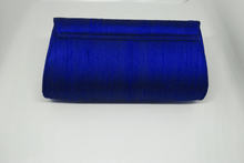 Load image into Gallery viewer, Royal Blue with Gold Clutch