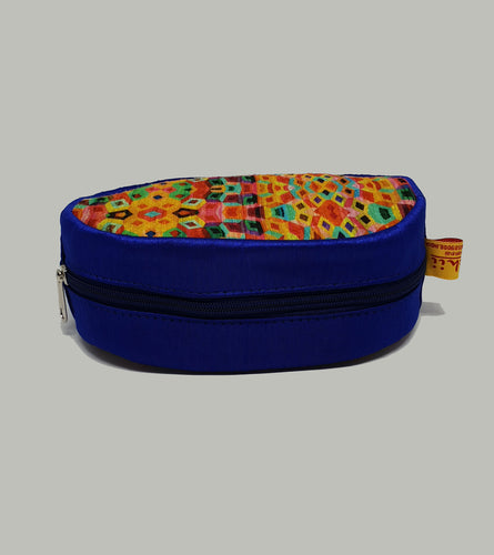 Blue Round Shaped Utility Pouch