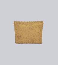 Load image into Gallery viewer, Gold Lace Envelope Clutch