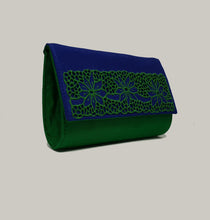 Load image into Gallery viewer, Blue Green Cutwork
