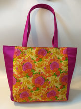 Load image into Gallery viewer, Pink Floral Tote