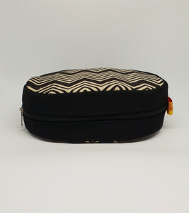 Black Round Shaped Utility Pouch