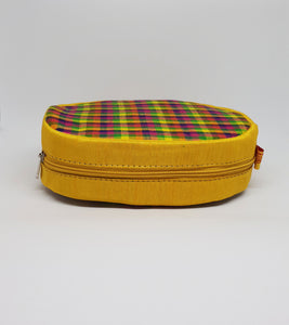 Yellow Round Shaped Utility Pouch