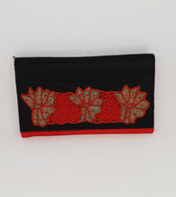 Load image into Gallery viewer, Red and Black Cutwork Envelope