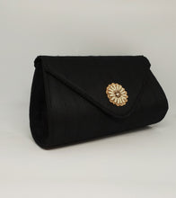 Load image into Gallery viewer, Black Small Foral Fix Clutch