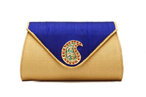 Blue With Gold Tanjore