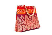 Load image into Gallery viewer, Multicolored Gold Handle Bag