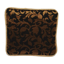 Load image into Gallery viewer, Black Brocade Coin Purse